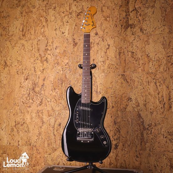 Fender Mustang Black 1977 USA электрогитара