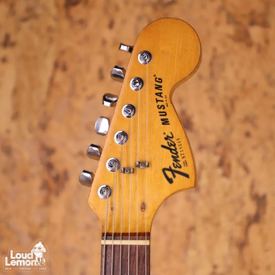 Fender Mustang Black 1977 USA электрогитара