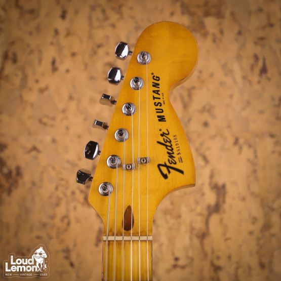 Fender Mustang Black 1978 USA электрогитара