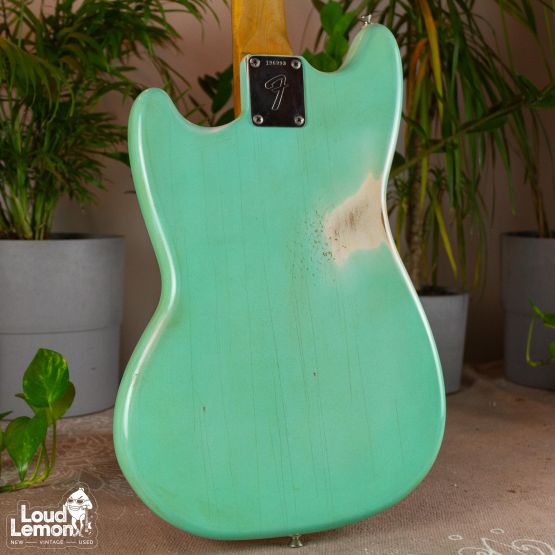 Fender Mustang Surf Green 1966 USA электрогитра