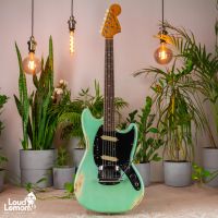 Fender Mustang Surf Green 1966 USA электрогитра