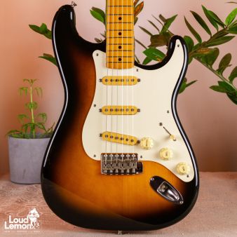 Fender Neck ST-54, Body ST-57 Stratocaster Tobacco Sunburst 1990 Japan электрогитара