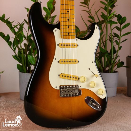 Fender Neck ST-54, Body ST-57 Stratocaster Tobacco Sunburst 1990 Japan электрогитара