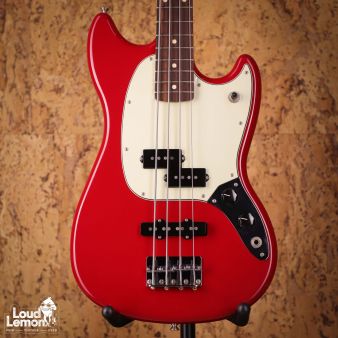 Fender Offset Series Mustang Bass PJ Torino Red 2016 Mexico бас-гитара