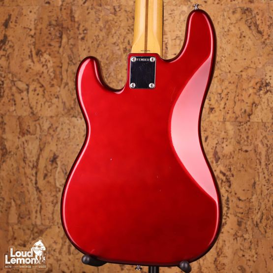Fender PB57-55 Precision Bass Candy Apple Red 1987 Japan бас-гитара