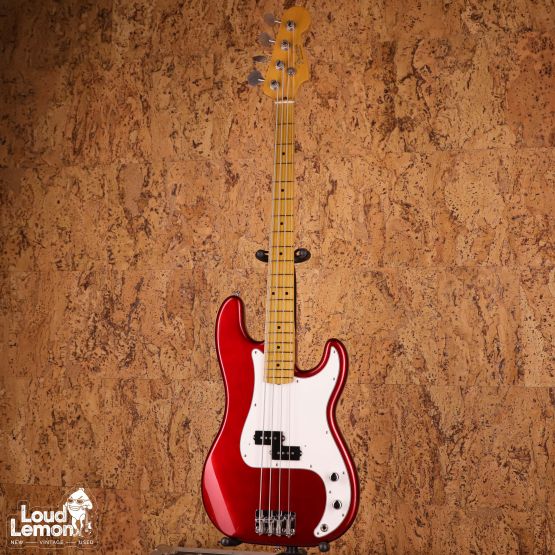 Fender PB57-55 Precision Bass Candy Apple Red 1987 Japan бас-гитара