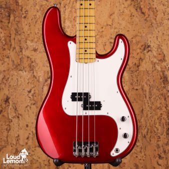Fender PB57-55 Precision Bass Candy Apple Red 1987 Japan бас-гитара