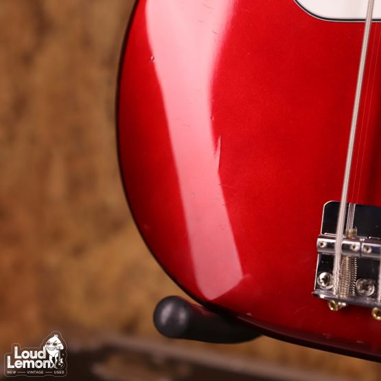 Fender PB57-55 Precision Bass Candy Apple Red 1987 Japan бас-гитара