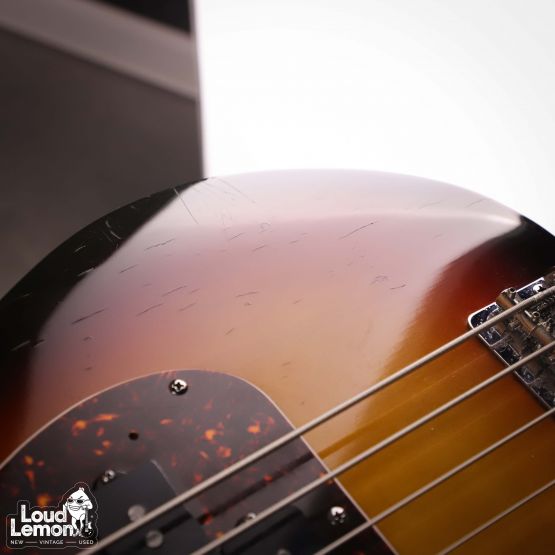 Fender PB62L Precision Bass Left Handed 3-Tone Sunburst 1983 Japan леворукая бас-гитара