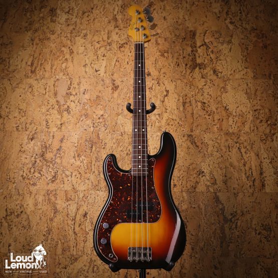 Fender PB62L Precision Bass Left Handed 3-Tone Sunburst 1983 Japan леворукая бас-гитара