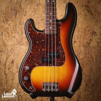 Fender PB62L Precision Bass Left Handed 3-Tone Sunburst 1983 Japan леворукая бас-гитара