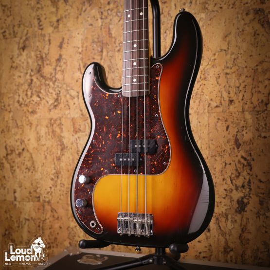 Fender PB62L Precision Bass Left Handed 3-Tone Sunburst 1983 Japan леворукая бас-гитара