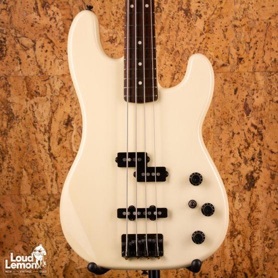 Fender PJ-555 Jazz Bass Special Suno White 1984 Japan бас-гитара