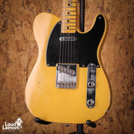Fender Partcaster AVRI '52 Telecaster 1981-1984 USA Neck - TL52 Telecaster 1980's Body Butterscotch Blonde Japan электрогитара