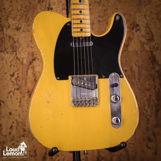 Fender Partcaster AVRI '52 Telecaster 1981-1984 USA Neck - TL52 Telecaster 1980's Body Butterscotch Blonde Japan электрогитара