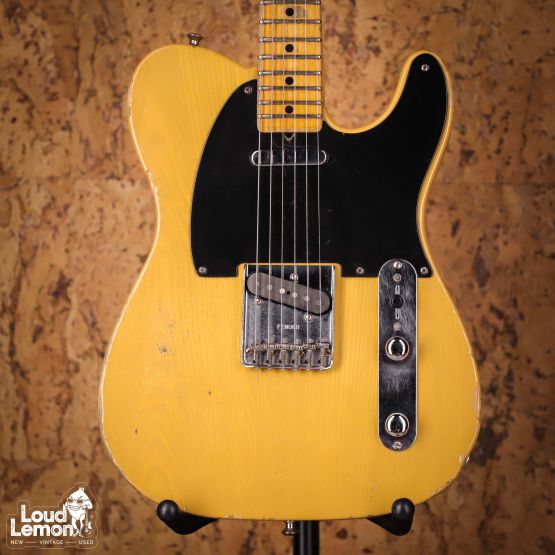 Fender Partcaster AVRI '52 Telecaster 1981-1984 USA Neck - TL52 Telecaster 1980's Body Butterscotch Blonde Japan электрогитара