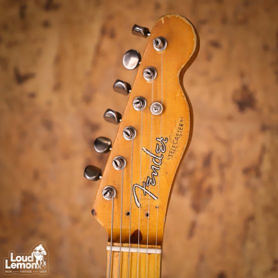 Fender Partcaster AVRI '52 Telecaster 1981-1984 USA Neck - TL52 Telecaster 1980's Body Butterscotch Blonde Japan электрогитара