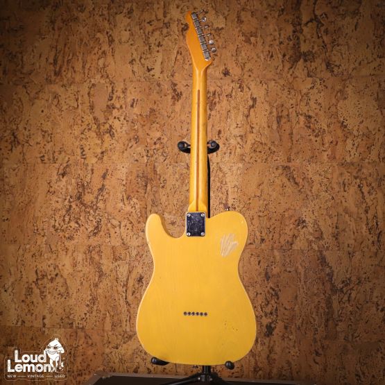 Fender Partcaster AVRI '52 Telecaster 1981-1984 USA Neck - TL52 Telecaster 1980's Body Butterscotch Blonde Japan электрогитара