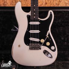 Fender Partcaster Custom Shop Ancho Poblano Stratocaster Body 2019, Stevie Ray Vaughan Stratocaster Neck 2008 White Blonde USA электрогитара
