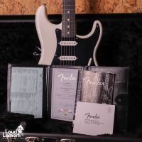 Fender Partcaster Custom Shop Ancho Poblano Stratocaster Body 2019, Stevie Ray Vaughan Stratocaster Neck 2008 White Blonde USA электрогитара