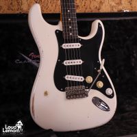 Fender Partcaster Custom Shop Ancho Poblano Stratocaster Body 2019, Stevie Ray Vaughan Stratocaster Neck 2008 White Blonde USA электрогитара