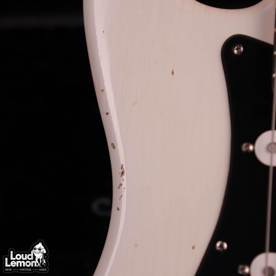 Fender Partcaster Custom Shop Ancho Poblano Stratocaster Body 2019, Stevie Ray Vaughan Stratocaster Neck 2008 White Blonde USA электрогитара