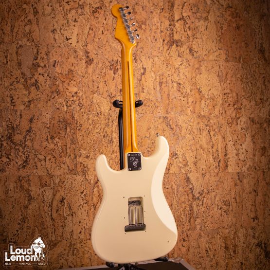 Fender Partcaster Eric Johnson Stratocaster Neck, American Standard Stratocaster Body Olympic White 2006-2011 USA электрогитара