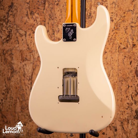 Fender Partcaster Eric Johnson Stratocaster Neck, American Standard Stratocaster Body Olympic White 2006-2011 USA электрогитара