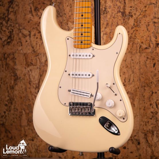 Fender Partcaster Eric Johnson Stratocaster Neck, American Standard Stratocaster Body Olympic White 2006-2011 USA электрогитара