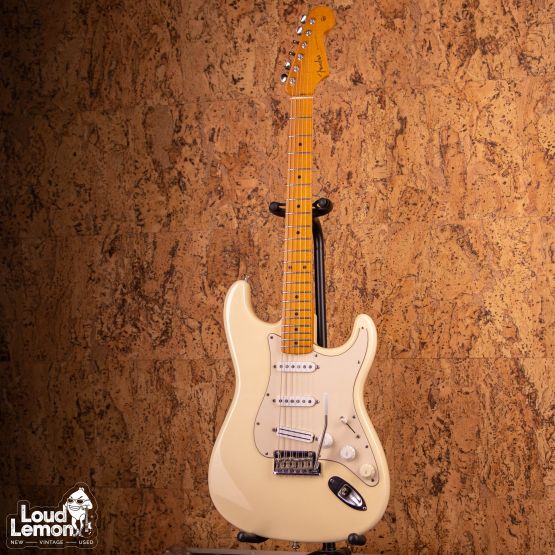 Fender Partcaster Eric Johnson Stratocaster Neck, American Standard Stratocaster Body Olympic White 2006-2011 USA электрогитара
