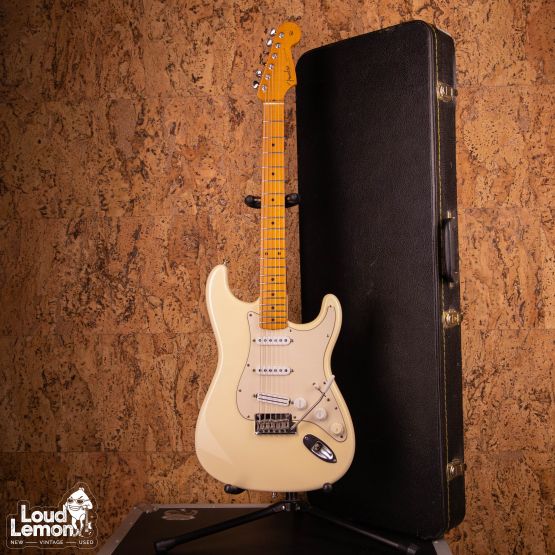 Fender Partcaster Eric Johnson Stratocaster Neck, American Standard Stratocaster Body Olympic White 2006-2011 USA электрогитара