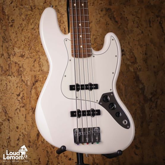 Fender Player Jazz Bass V Polar White 2021 Mexico бас-гитара