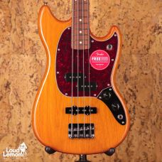 Fender Player Mustang Bass PJ Aged Natural 2022 Mexico бас-гитара