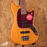 Fender Player Mustang Bass PJ Aged Natural 2022 Mexico бас-гитара
