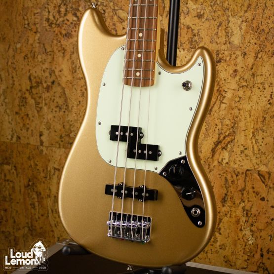 Fender Player Mustang Bass PJ Firemist Gold 2020 Mexico бас-гитара