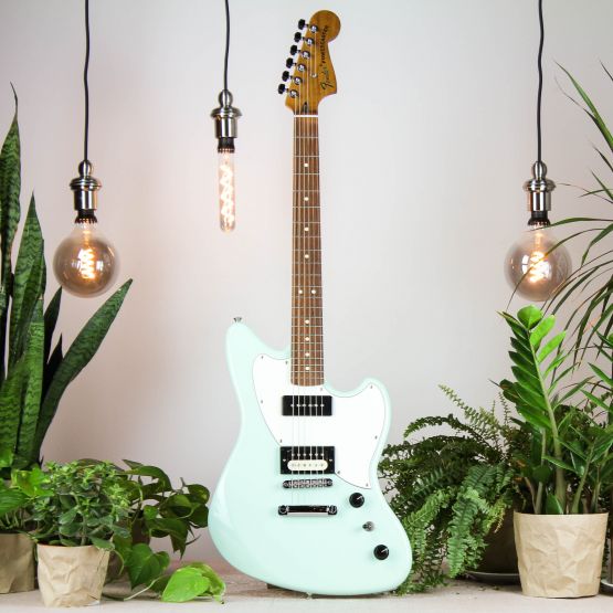 Fender Powercaster Surf Green 2018 Mexico электрогитара