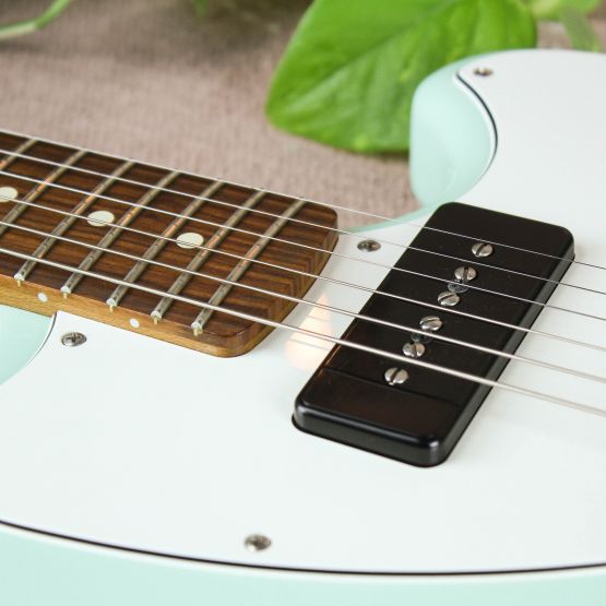Fender Powercaster Surf Green 2018 Mexico электрогитара