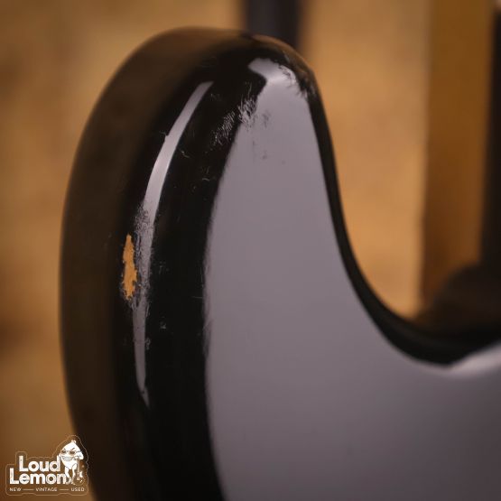 Fender Precision Bass Black 1975 USA бас-гитара