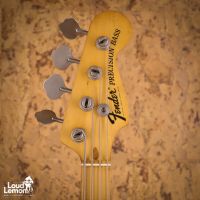 Fender Precision Bass Black 1975 USA бас-гитара