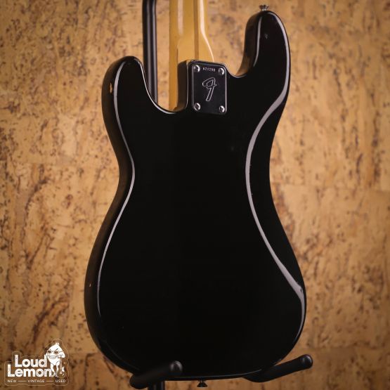 Fender Precision Bass Black 1975 USA бас-гитара