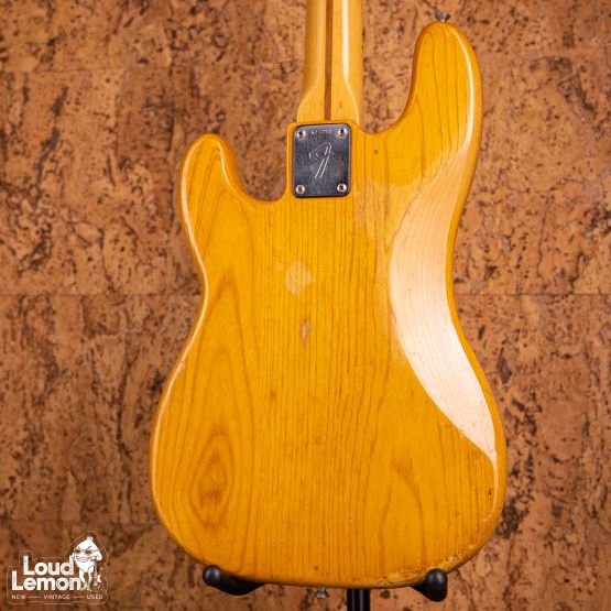 Fender Precision Bass Natural 1975 USA бас-гитара
