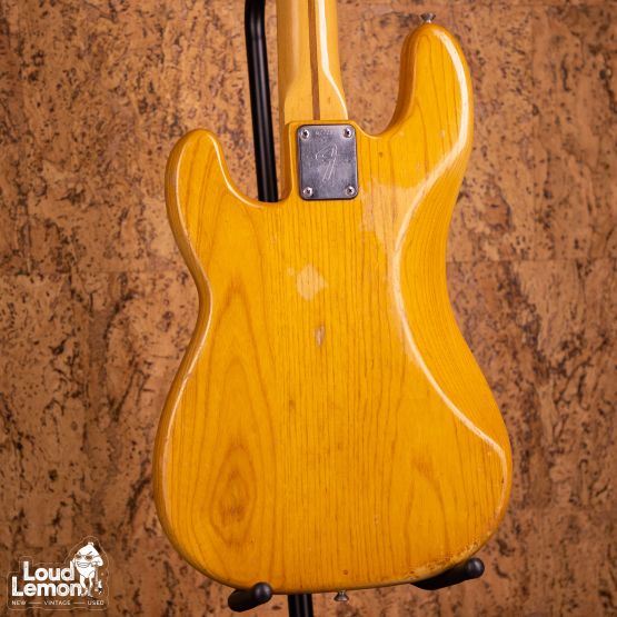 Fender Precision Bass Natural 1975 USA бас-гитара