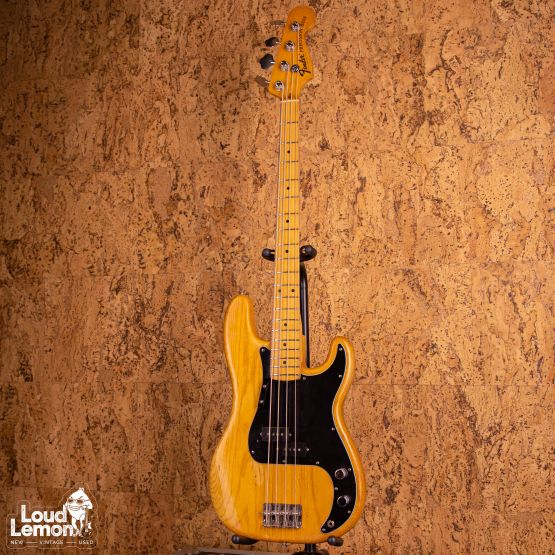Fender Precision Bass Natural 1975 USA бас-гитара