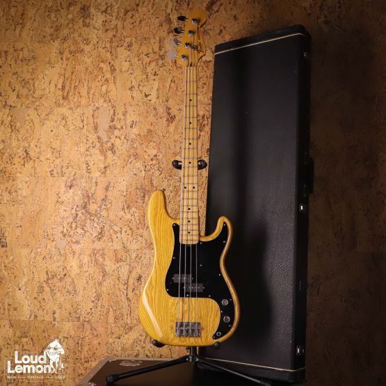 Fender Precision Bass Natural 1979 USA бас-гитара