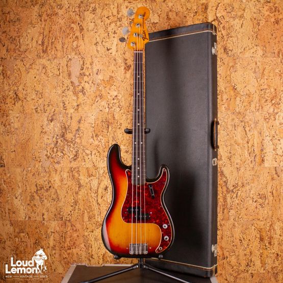 Fender Precision Bass Sunburst 1973 USA бас-гитара