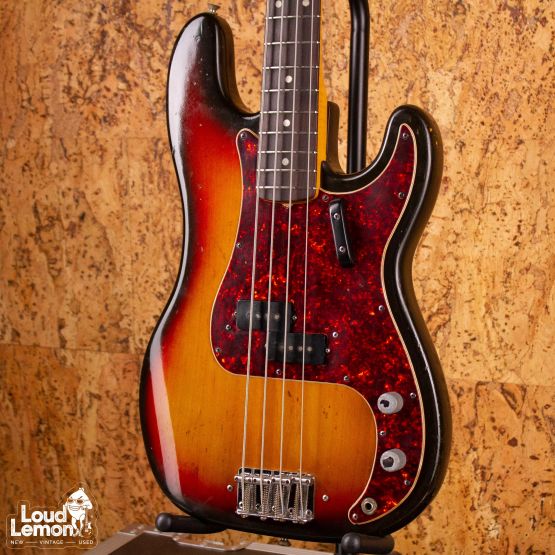 Fender Precision Bass Sunburst 1973 USA бас-гитара