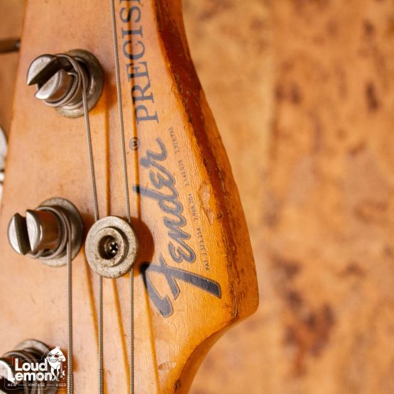 Fender Precision Bass Sunburst 1973 USA бас-гитара
