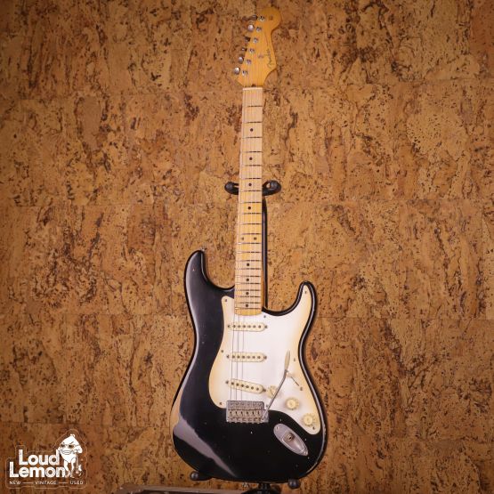 Fender Road Worn '50s Stratocaster Black 2009 Mexico электрогитара