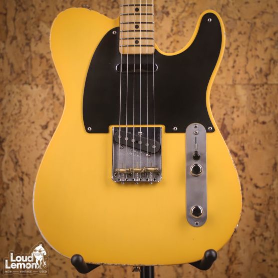 Fender Road Worn '50s Telecaster w/Fender Custom Shop Pickups Blonde 2017 Mexico электрогитара