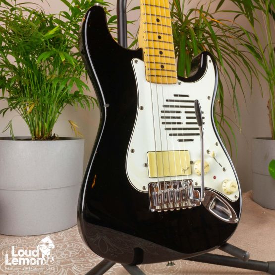 Fender ST-Champ 10 Stratocaster Black 1993 Japan электрогитара